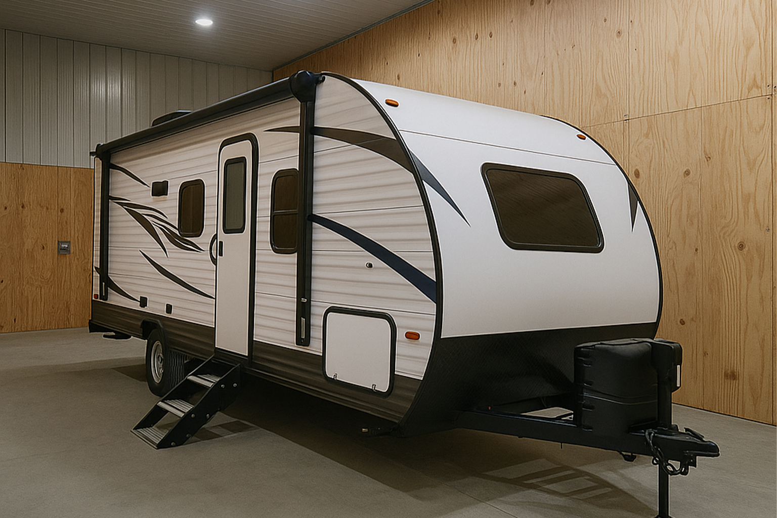 Tall camper storage bay at Buckeye Flex Space